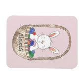 イースターバスケットに名前を入れて マグネット (横)