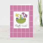 イースターバスケットのご希望 シーズンカード (正面)