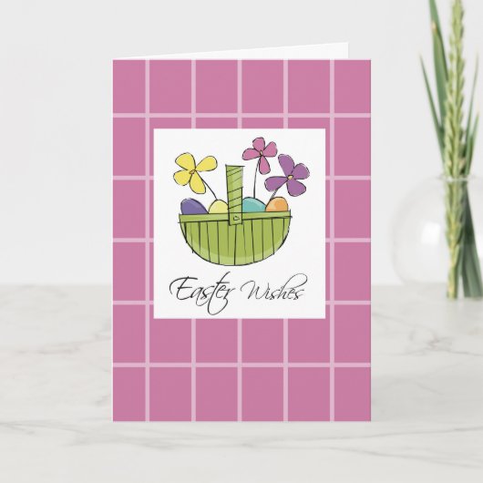 イースターバスケットのご希望 シーズンカード (正面)