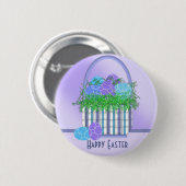 イースターバスケットのコレクション 缶バッジ (正面&裏面)