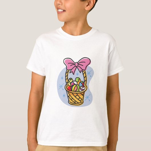 イースターバスケットのデザイン Tシャツ (正面)