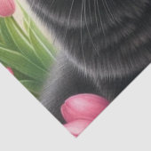 イースターバスケットのペイント卵 黒猫 薄葉紙 (詳細)
