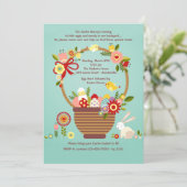 イースターバスケットの招待状 招待状 (スタンド正面)