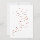 イースターバスケットの赤ちゃんシャワーの招待状 招待状 (裏面)