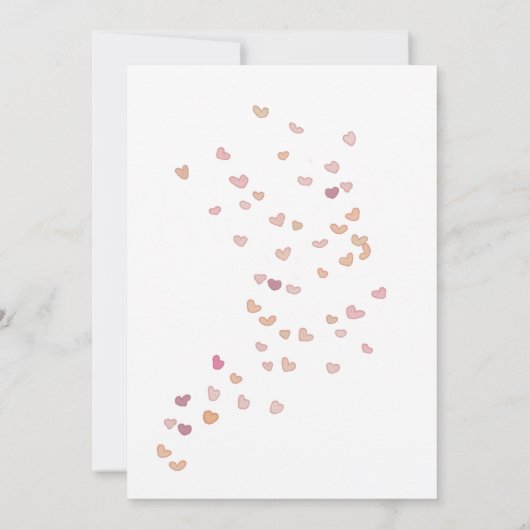 イースターバスケットの赤ちゃんシャワーの招待状 招待状 (裏面)