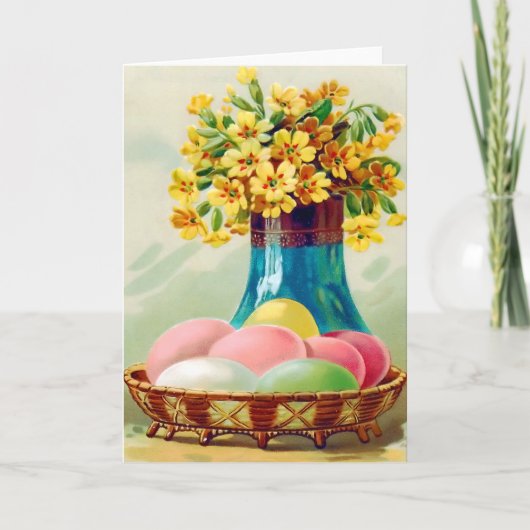 イースターバスケットカラーエッグベスターデイジー シーズンカード (正面)