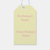 イースターバスケットタビーキッテン ギフトタグ (裏面)