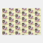 イースターバスケットタビーキッテン ラッピングペーパーシート (正面2)