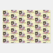 イースターバスケットタビーキッテン ラッピングペーパーシート (正面)