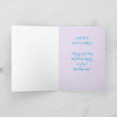 イースターバスケットチャイルドエッグ&シック新しい生活 カード (内部)