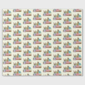 イースターバスケットドラゴンエッグ ラッピングペーパー (フラット)