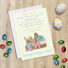 イースターバスケットドラゴン 招待状