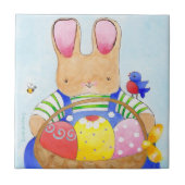 イースターバスケットバニータイル タイル (正面)