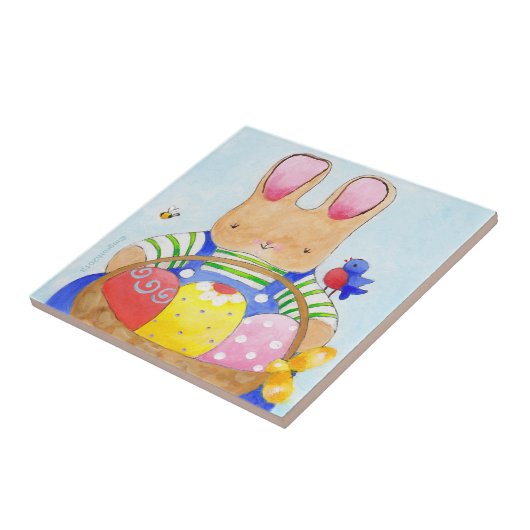 イースターバスケットバニータイル タイル (側面)