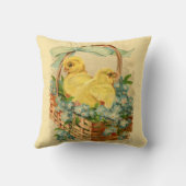 イースターバスケットピローのベビーの雛 クッション (裏面)
