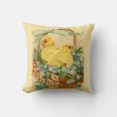イースターバスケットピローのベビーの雛 クッション (正面)