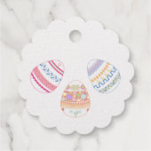 イースターバスケットフォイルギフトラベル フェイバータグ (裏面)