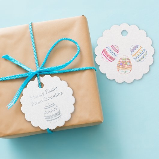イースターバスケットフォイルギフトラベル フェイバータグ