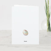 イースターバスケットホリデーカードのスウィートリトル子猫 シーズンカード (裏面)