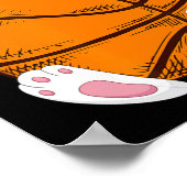 イースターバスケットボールラビットバニーハッピーイースターデイ2 ポスター (角)