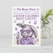 イースターバスケット挿入カード、イースター新聞カード シーズンカード (スタンド正面)