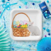イースターバスケット紙プレート ペーパープレート (パーティー)