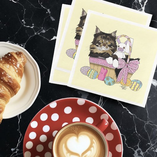 イースターバスケット虎猫キッテン