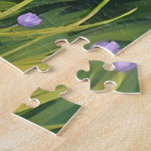 イースターバスケット イースターエッグ ハント パステル ウォーターカラー ジグソーパズル (側面)