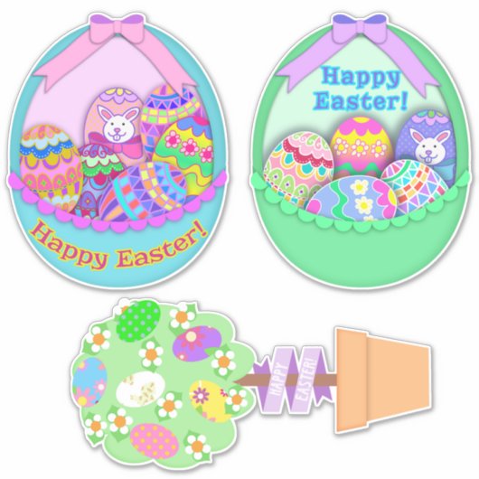 イースターバスケット |イースタートピアリー シール (正面)