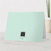 イースターバスケット カード (裏面)