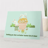 イースターバスケット カード (正面)