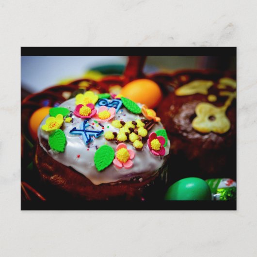 イースターバスケット シーズンポストカード (正面)