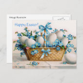 イースターバスケット シーズンポストカード (正面/裏面)