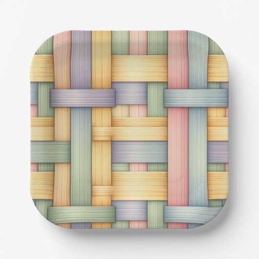 イースターバスケット ペーパープレート (正面)