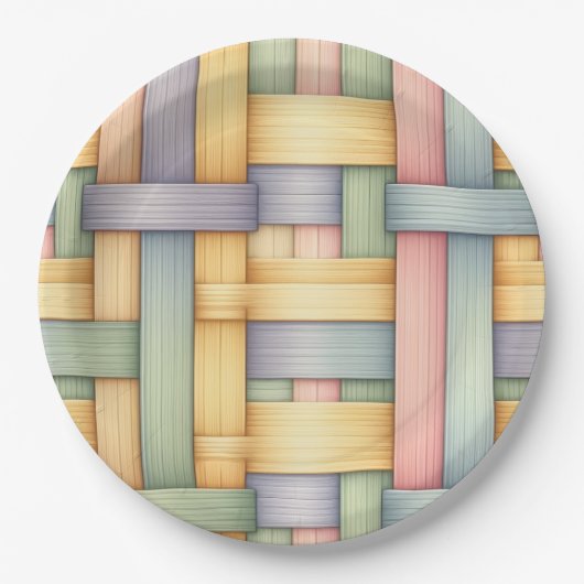 イースターバスケット ペーパープレート (正面)