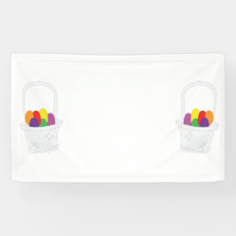 イースターバスケット 横断幕