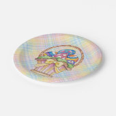 イースターバスケット – 紙プレート ペーパープレート (アングル)