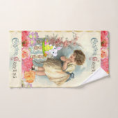 イースターバスルームのタオルセット バスタオルセット (ハンドタオル)