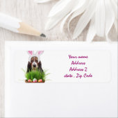 イースターバセットハウンド ラベル (インサイチュ)