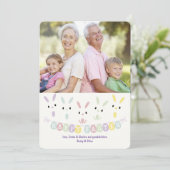 イースターバナー写真グリーティングカード シーズンカード (スタンド正面)