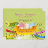 イースターバナー招待状 招待状 (正面/裏面)