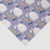 イースターバニカラフルーの水の色パターン 薄葉紙 (詳細)