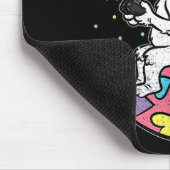 イースターバニーうさぎコントロール付きビデオゲームプレーヤー マウスパッド (コーナー)