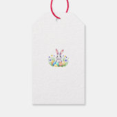 イースターバニーうさぎ ギフトタグ (裏面)