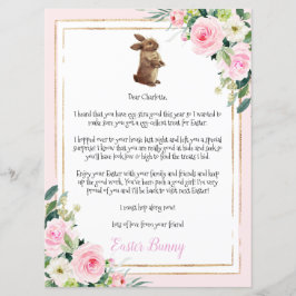 イースターバニーからの子どもへの手紙 招待状
