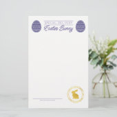 イースターバニーからの紫の空白の手紙 (スタンド正面)