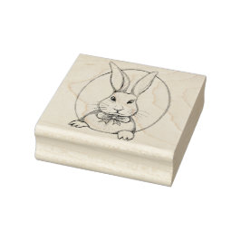 イースターバニーかわいいウサギスクラップブック作りジャーナリング ラバースタンプ