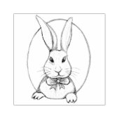 イースターバニーかわいいウサギスクラップブック作りジャーナリング ラバースタンプ (インプリント)