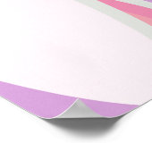 イースターバニーかわいい耳のポスター ポスター (角)