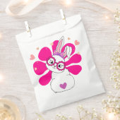 イースターバニーかわいらしウサギかわいい フェイバーバッグ (クリップ留めされた状態)